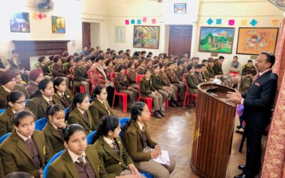 Headmaster takes counselling session in Junior School